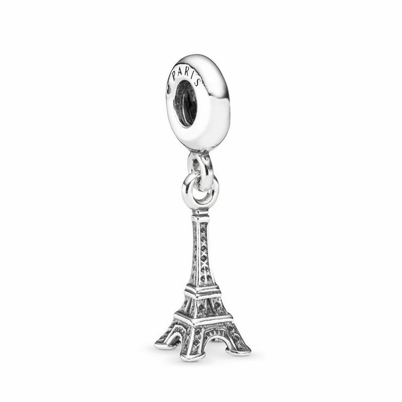 Pandora Eiffel Tower Dangle Charm Silver Egypt RY4381057